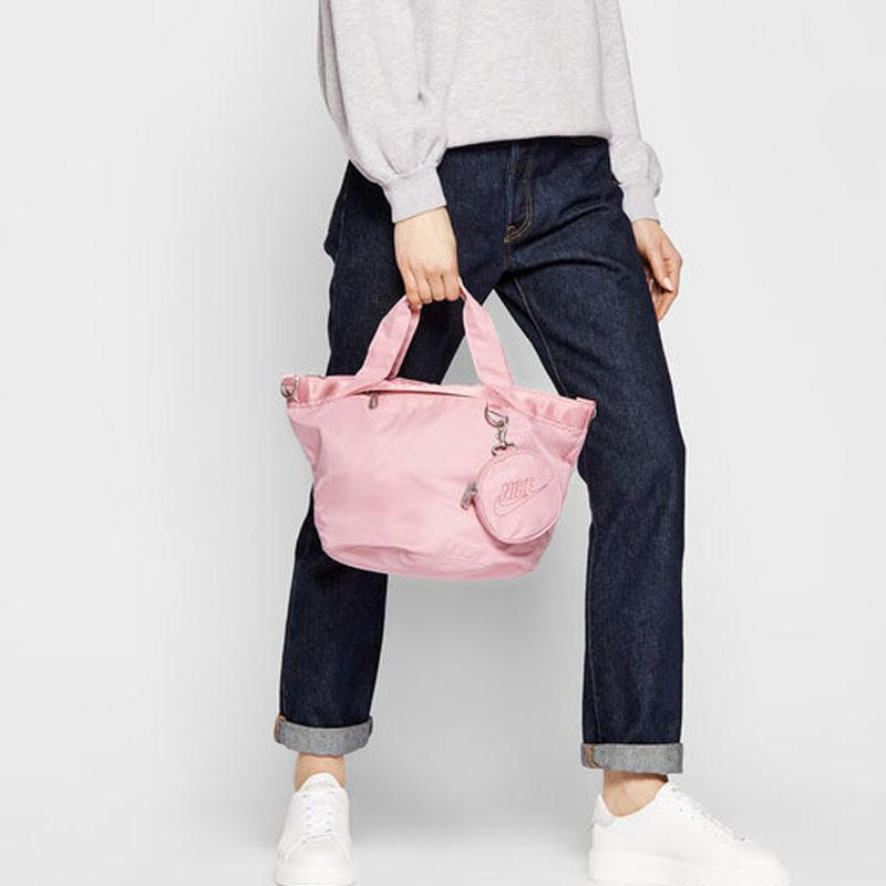 Nike Futura Luxe Two-In-One Tote Bag Men Tote Bags Cherry-Blossom-Pink CW9303-630
