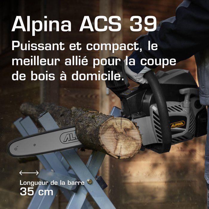 Tronçonneuse thermique - ALPINA - ACS 39 - 1200 W - Guide 35 cm