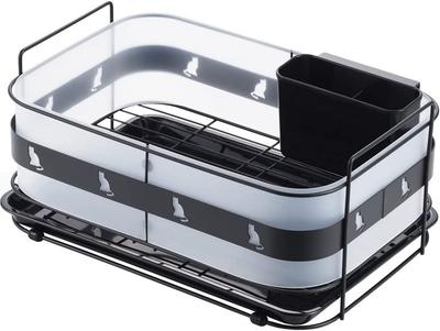 Сушилка для посуды, Кухня Куронеко, Черный, 36 x 25 x 15.3 см, Цубаме-Сандзё, Сделано в Японии, Номер продукта 1305562