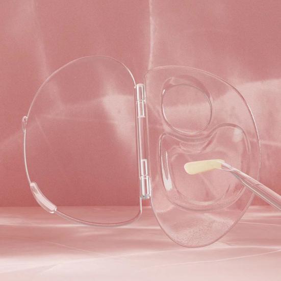 1 комплект, палитра для макияжа, прозрачная палитра для жидкой основы, палитра для пальцев, дизайн, палитра для макияжа, набор шпателей, инструмент для красоты