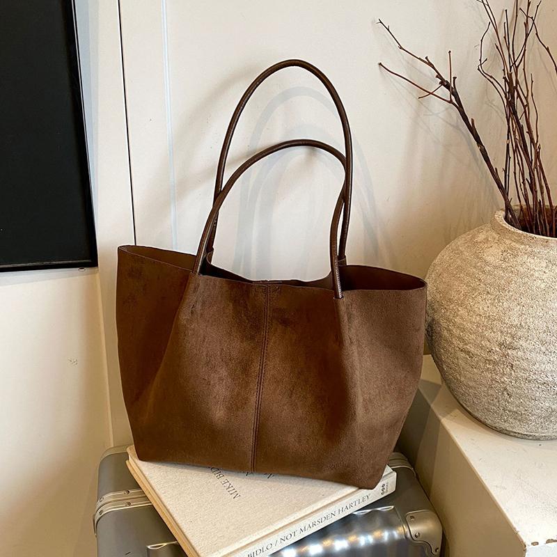 Новая осенне-зимняя ретро-замшевая сумка через плечо, модная и повседневная женская сумка для ежедневных поездок на работу с маленькой сумкой