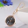 Clip Watch Pocket Watch Ladies Analog Cat Nurse Watch Waterproof Keychain Watch Rose Gold Fashion Accessory