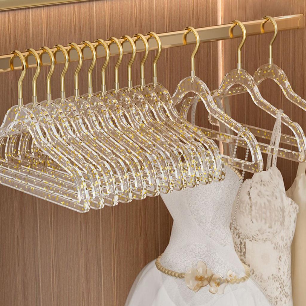 Plastic Hangers for Clothes with Anti Slip Grooves and Multiple Colors for Adults Kids