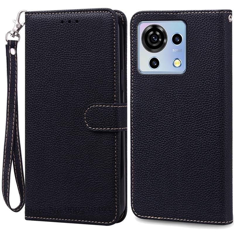 Для ZTE Blade V50 Vita Чехол-книжка кожаный флип-чехол для ZTE Blade V50 Vita Чехол-чехол для телефона Coque Fundas