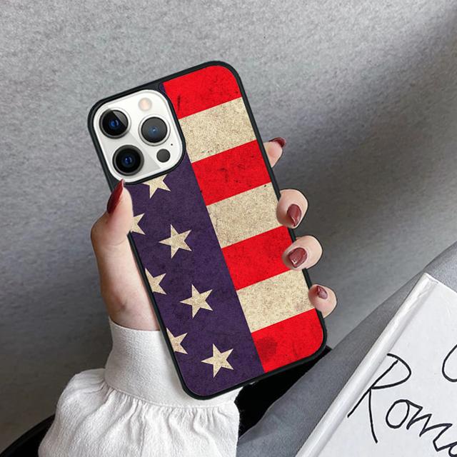 США Американский флаг Чехол для телефона Cover Для iPhone 17 Air 16 15 14 plus 12 13 pro max coque Оболочка Fundas