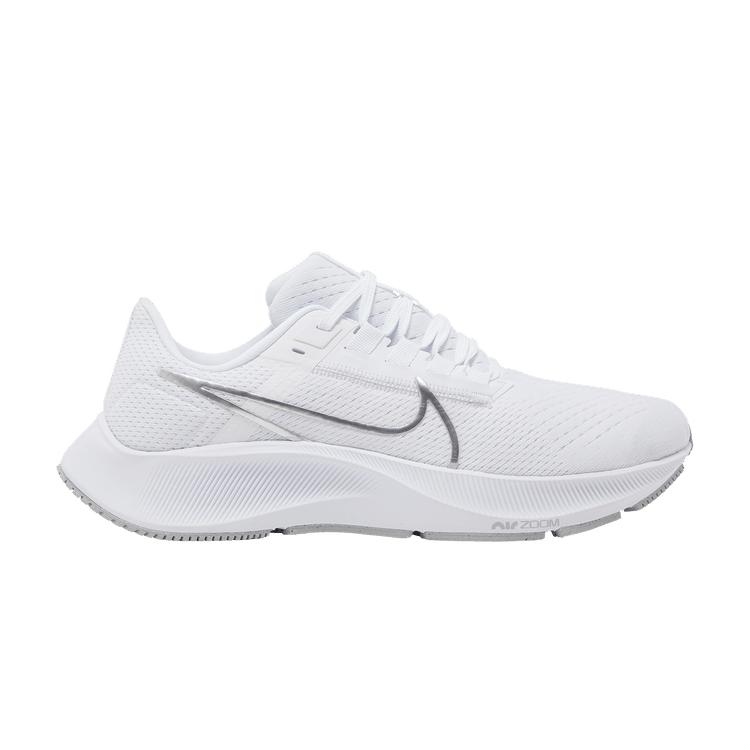 Nike Air Zoom Pegasus 38 White Metallic Silver (Women's)