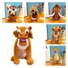 Soft And Huggable Squirrel, Sloth, And Saber-toothed Tiger Plush Toys Pack Of 3