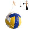 ASPALAND Volleyball 5 Practice Ball for Beginners Recreational Club Activities Air Pump and Net Included and No. (Yellow, Blue, White)