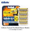 Оригинальные бритвенные лезвия Gillette Fusion ProShield FlexBall, брендовые бритвенные машины, моющиеся картриджи для бритв, сменные кассеты для ухода за лицом