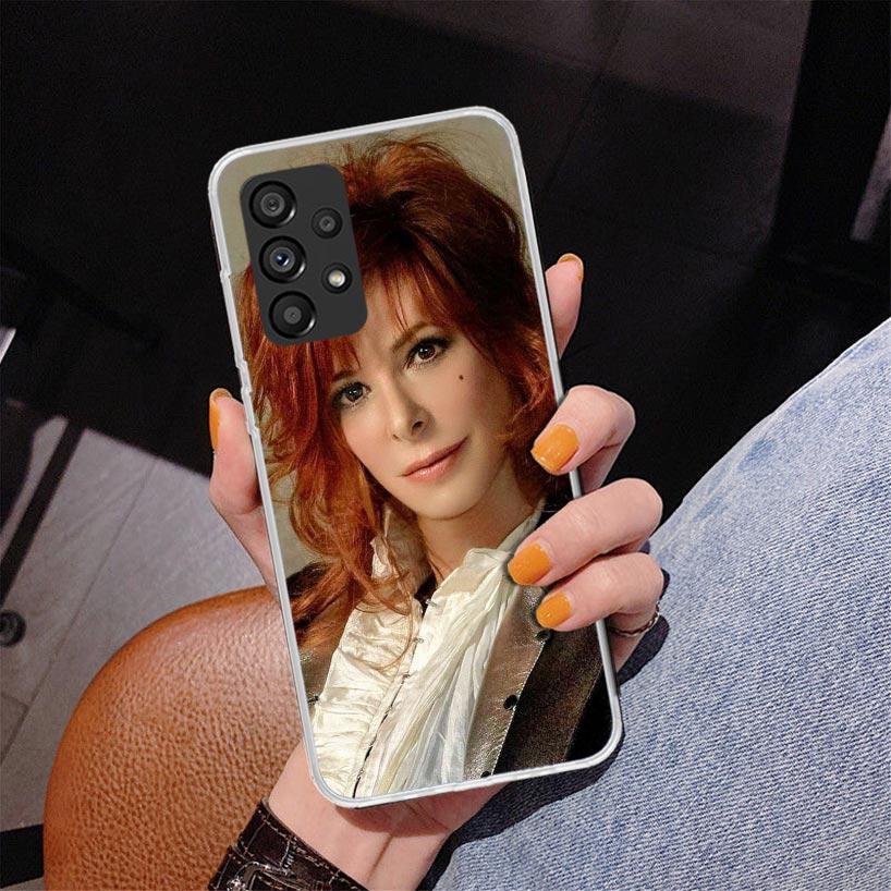 Mylene Farmer Phone Case For Samsung Galaxy A52 A32 A22 A12 A51 A31 A50S A30S A20S A10S Note 20 Ultra 10 Plus S10 A72 A71 Galaxy