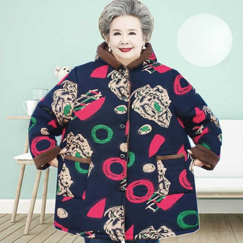 Зимняя одежда Плюс бархат Утолщенная Толстая Куртка Большого размера Кошачья Стеганая Куртка Женская Плюс Толстая Стеганая Куртка