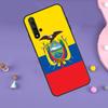 Ecuador Flag Case For Huawei P30 P20 P40 Lite Nova 5T 11i 8i 3i 9 10 SE 11 Pro Y90 Y70 Y61 Y60 Y91 Cover