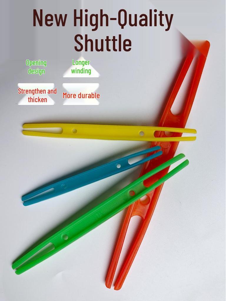 Двусторонний пластиковый челнок для плетения сетей, ремонта рыболовных сетей и многоцелевой инструмент для намотки лески