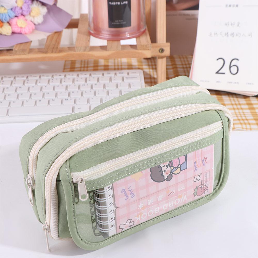 Эстетичный 9-слойный пенал Capybara Panda Канцелярский мешок для хранения канцелярских принадлежностей Детский подарок