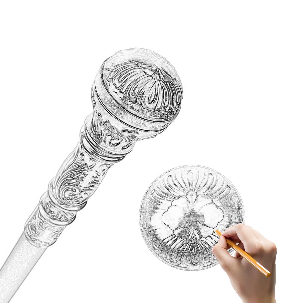 Серебряная роскошная круглая ручка, модная трость для вечеринки, декоративная трость, элегантная ручка-трость, трость 93 см