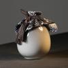 Sake Distribution Wine Pot with Cover Liquor Warmer Household Ceramic Bottle Creative Barware Flagon Small Stoup Single Pot