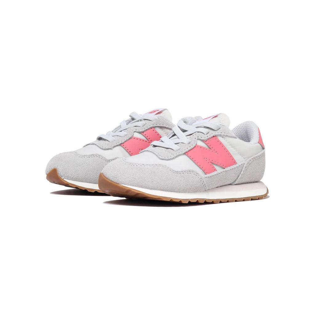 New Balance NB 237 Износостойкие Низкие Детские Кроссовки Серые Для Младенцев и Малышей IH237PK