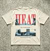 2026 Men Vintage Retro Portrait Graphic T Shirt Dark Washed Short Sleeve Streetwear Casual Tee