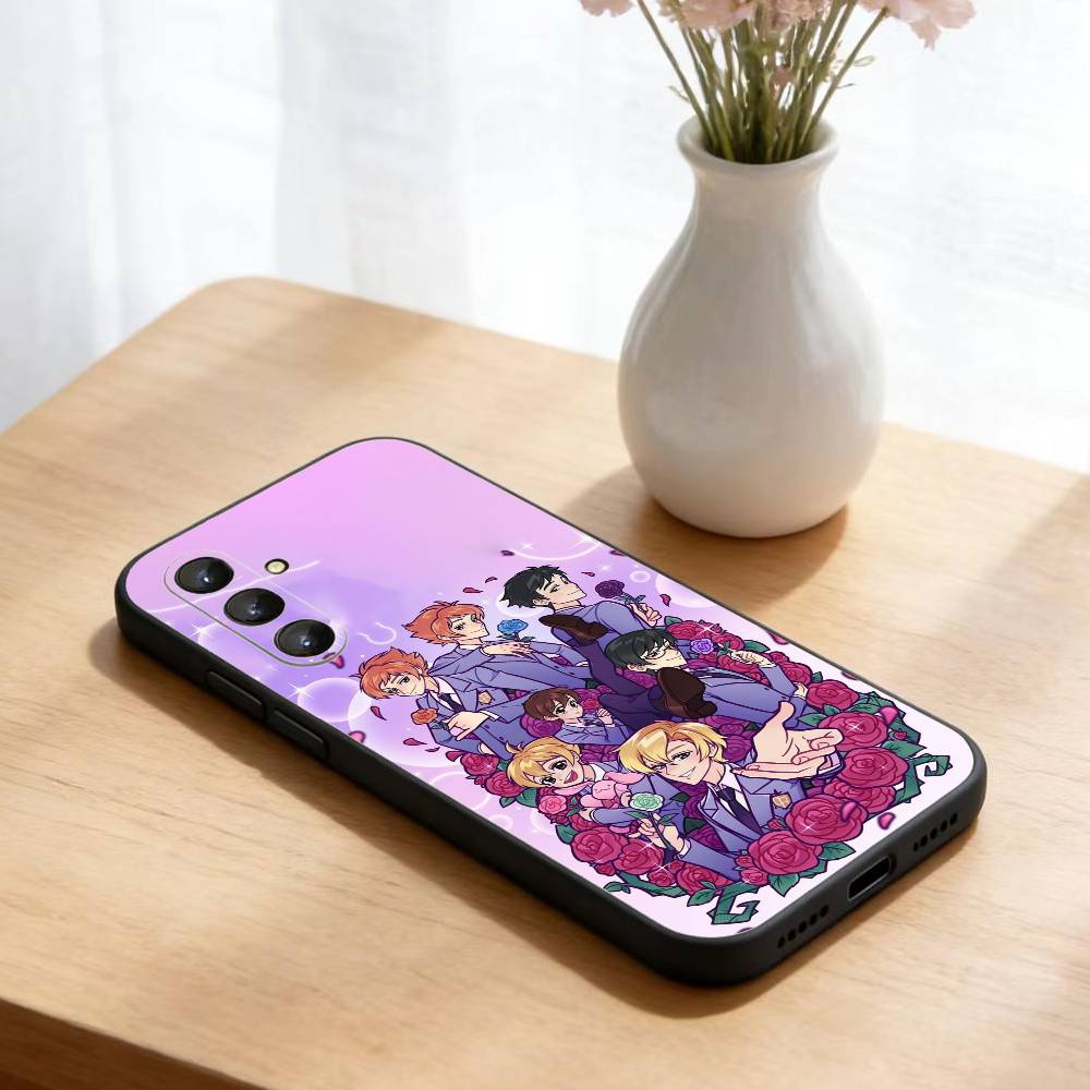Клуб свиданий старшей школы Оран Чехол для телефона для Samsung Galaxy A73,A21s,A22,A31,A52,A53,A71,A41 Мягкий черный корпус
