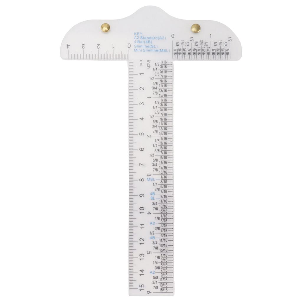T Square Ruler Acrylic Transparent Accurate Widely Used T Ruler for Crafting Art Framing