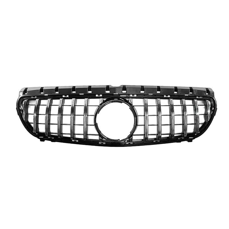 Silver Vertical Bar Front Grille for 2015-2019 Mercedes B-Class W246