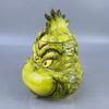 Christmas High-Value Turtle Ceramic Green-Haired Grinch Mask Candy Jar Weird Weird Storage Jar
