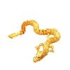 Золотые подвижные украшения в виде дракона - ручные коллекционные предметы и сувениры в виде дракона зодиака
