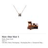 HERMES Mini Pop H Pendant Noir H147991FO03