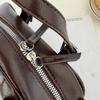 Сумка на плечо Ретро Сумка ручная PU Кожа Boston Bag Элегантная PU Сумка-боулинг Девочки/Женская
