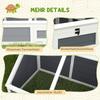 Tortoise Box, Outdoor Tortoise Enclosure, Bottomless Design, Easy to Open, Tortoise House, Light Grey