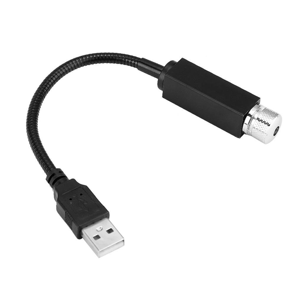 Мини USB светодиодный автомобильный атмосферный проектор потолочный звездный красный свет лампы