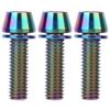 3PCS Titanium Alloy Durable Bike Handlebar Stem Screws Bicycle Disc Brake Clamp Set Screw Accessory