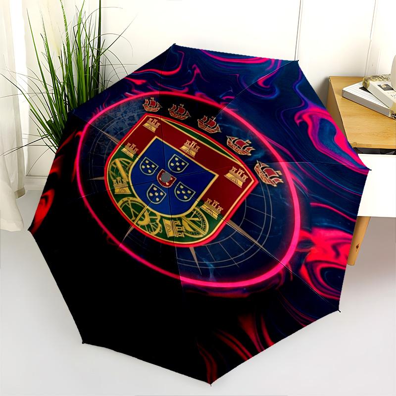 Portugal Football Glory Folding umbrella Suitable for all seasons Suitable for all seasons Three folds Umbrella outdoor