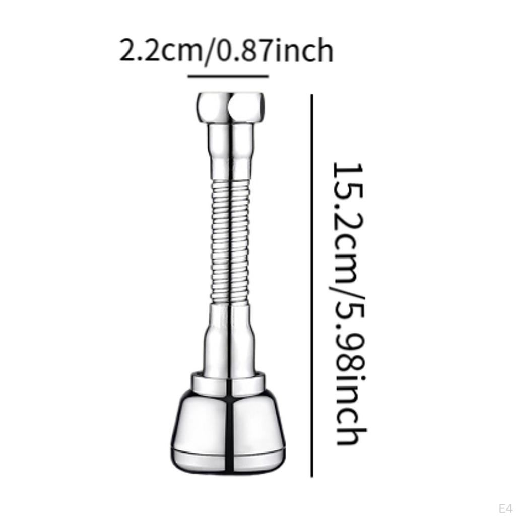 Вращающийся удлинитель для смесителя Регулируемый душ и режимы пузырьков Замена для ванной комнаты
