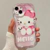 Чехол Hello Kitty для iPhone 14/13 Pro/12/11/XR/7 - Милый и простой дизайн