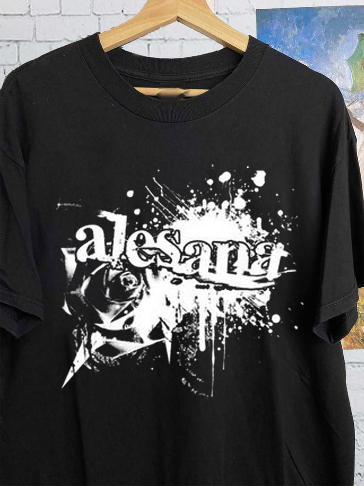 NEW Popular Alesana Black Rose Band Black Unisize Unisex T-Shirt