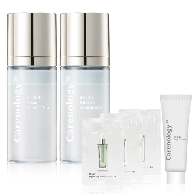 Careology Reblue Balancing Cream-in-Mist 60ml / 15-Layer Rapid Soothing Water Film Mist / Cream Mist, 60g, 2 pcs