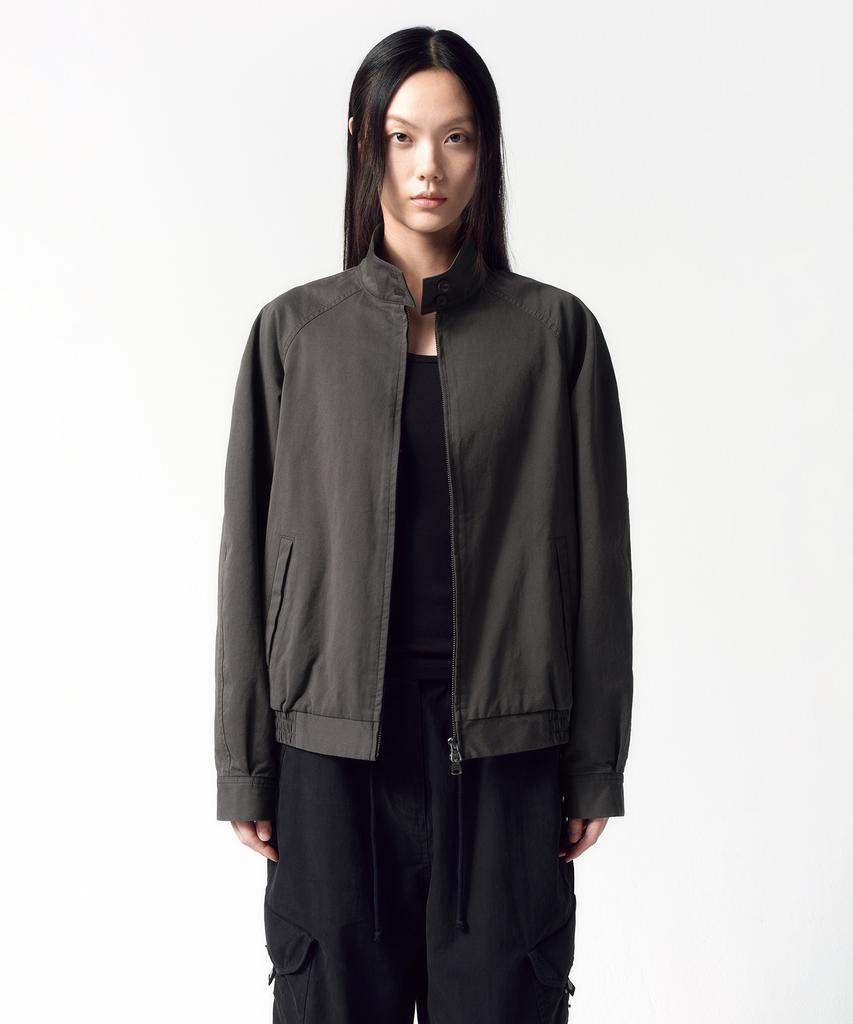 Insilence Women Vintage Harrington Jumper Charcoal
