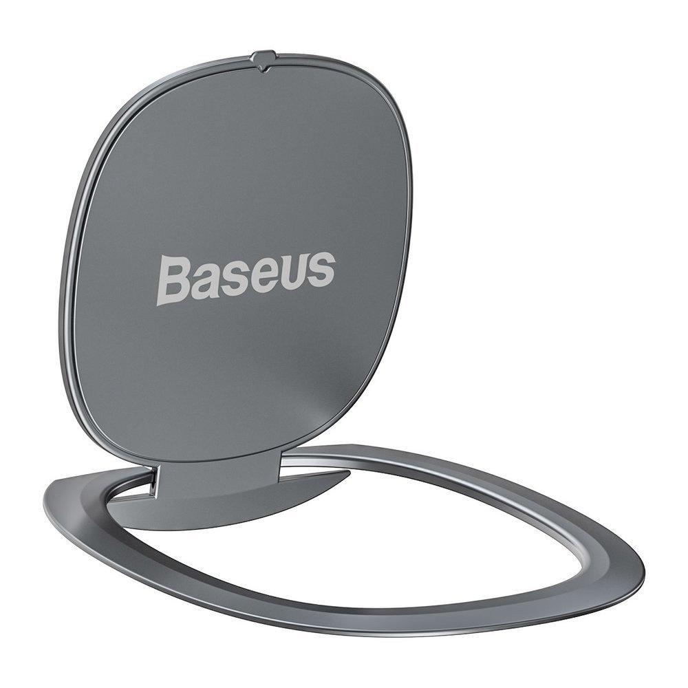 Baseus Ultra-Thin Adhesive Silver Phone Ring Holder Stand (SUYB-0S)