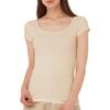 Innerwear Wearable Short French Pale M Tuche, Cosmetics, 100% Cotton, Sleeve, Sleeve, TC4052, Women's, Beige,