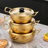 Прочный Корейский Горшок для Рамена из Нержавеющей Стали Маленькая Густая Миска для Соуса Многофункциональный Молочник