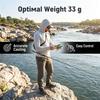 10cm 33g Floating Jointed Mouse Fishing Lure with Spinning Blade, Realistic Topwater Hard Bait Treble Hooks for Bass Freshwater Fishing