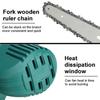 6 Inch Cordless Electric Pruning Saw Rechargeable One-handed Woodworking Tool Mini Green Chain Saw for Wood Cutting Spliting