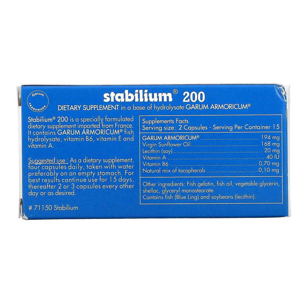 Nutricology Стабилиум 200, 30 капсул