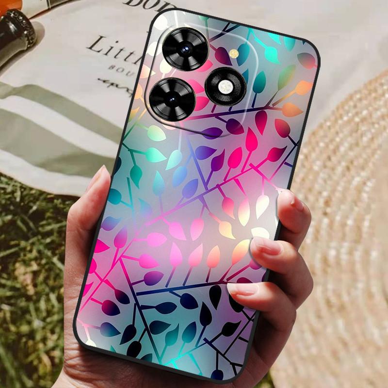Для Infinix Hot 40 Чехол Hot40 Pro Роскошный Телефон Силиконовая Задняя Крышка Для Infinix Hot 40 Pro / hot 40i Чехлы Защитный Чехол Capas