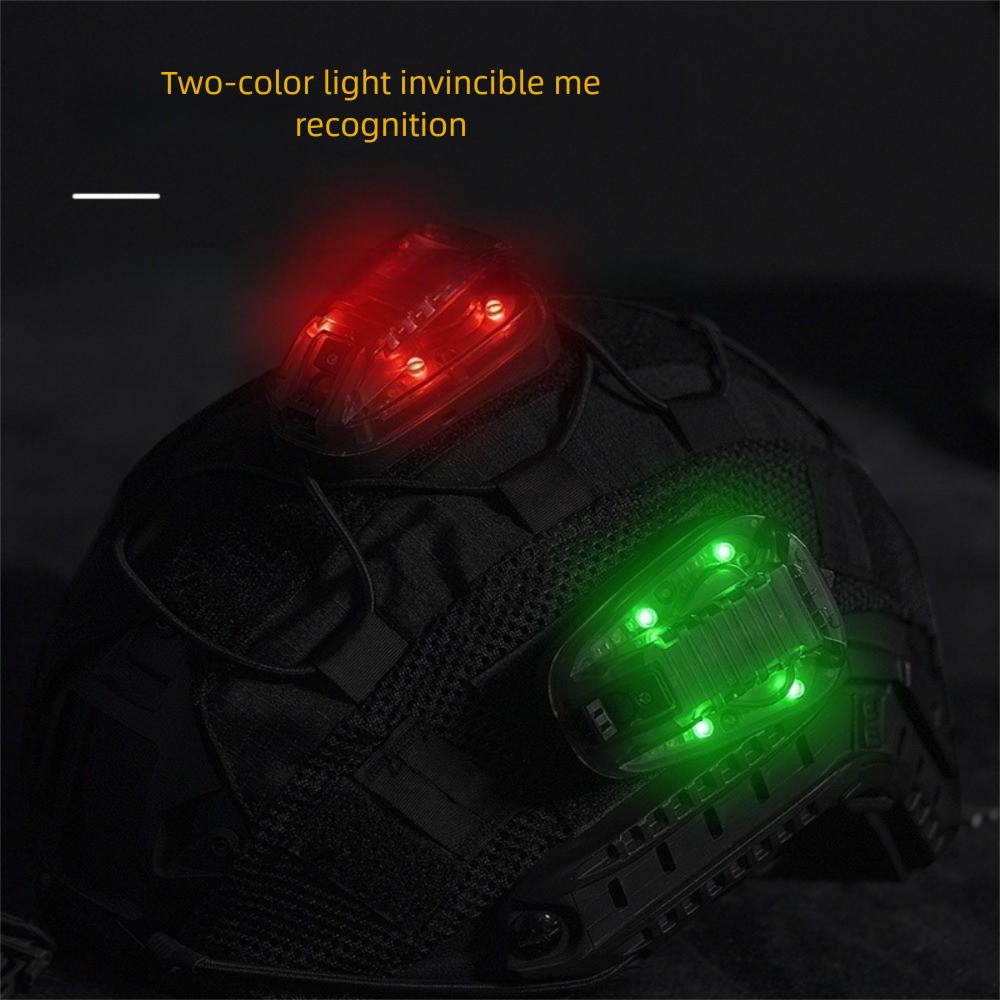 Waterproof Helmet Flashing Light Multi-Color Helmet Flashlight Safety Helmet IR Lamp Hiking