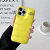 Cotton-Padded Phone Case IPhone 11 To 15 Series Soft Faux Leather Shockproof Half Cover In 9 Colors