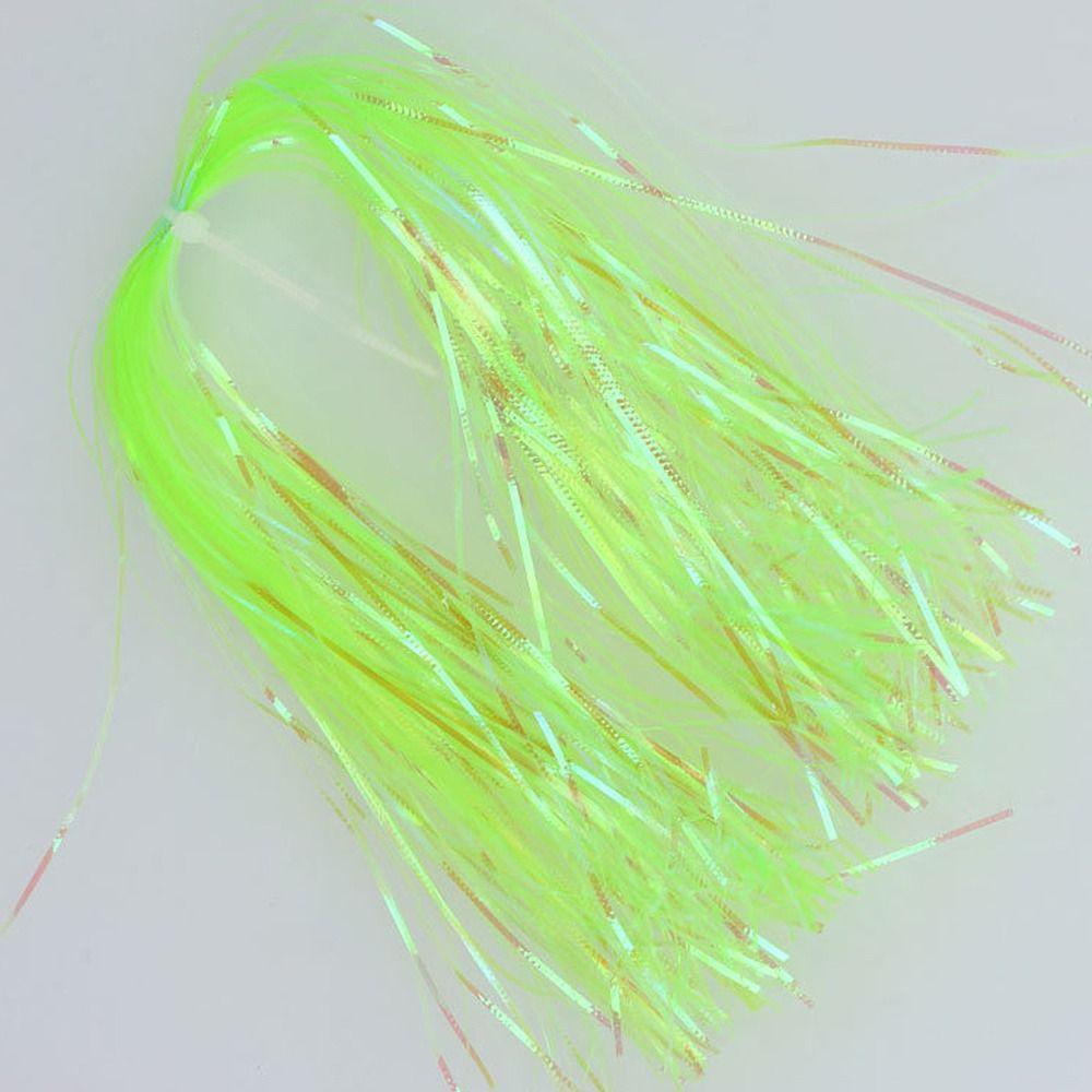 2Pcs Flies Tying Strands Gliss Simulates Fish Scale Corrugated Flash Tinsel Glow