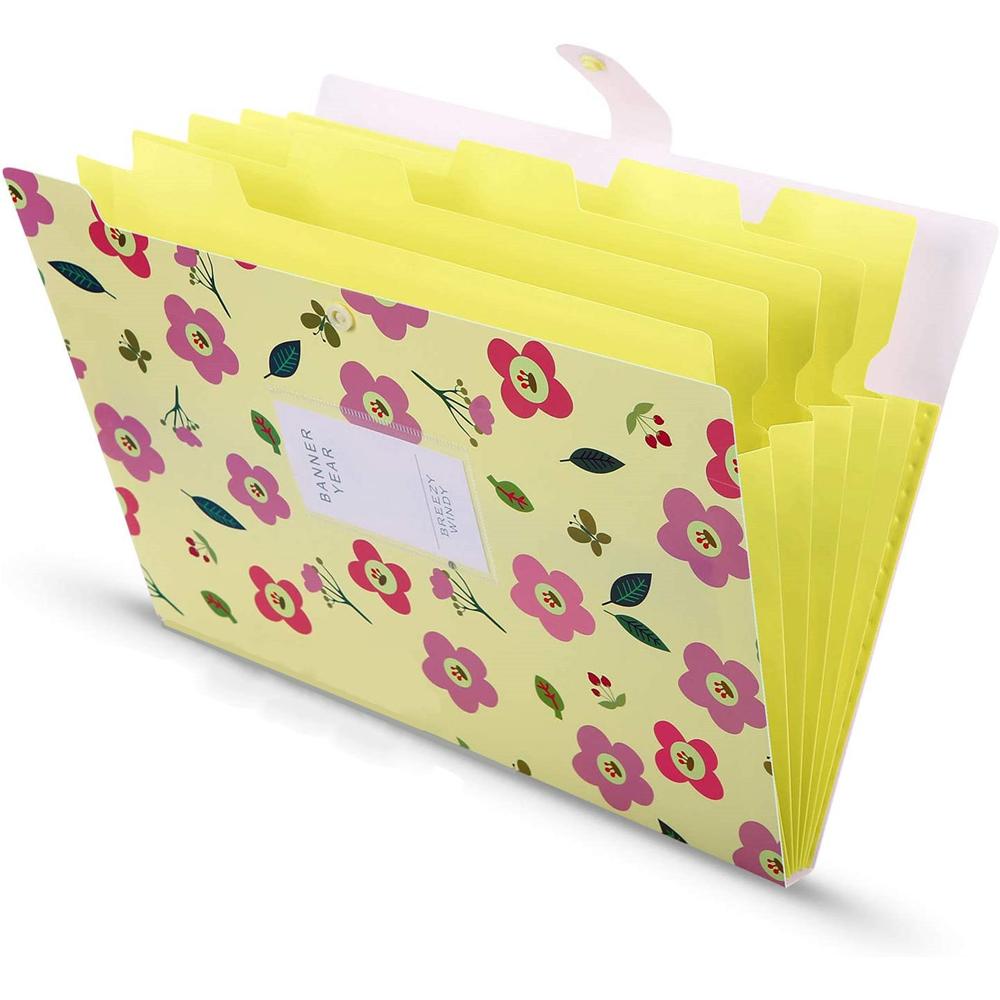 Size Desk Organizer File Holder Accordion Folder File Folder Floral File Folders Document Organizer