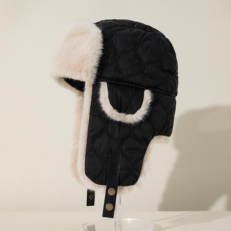 Мягкая утолщенная кепка Lei Feng, женская осенне-зимняя теплая защитная кепка для ушей, мужская ветрозащитная кепка для велоспорта, модная, универсальная, легкая